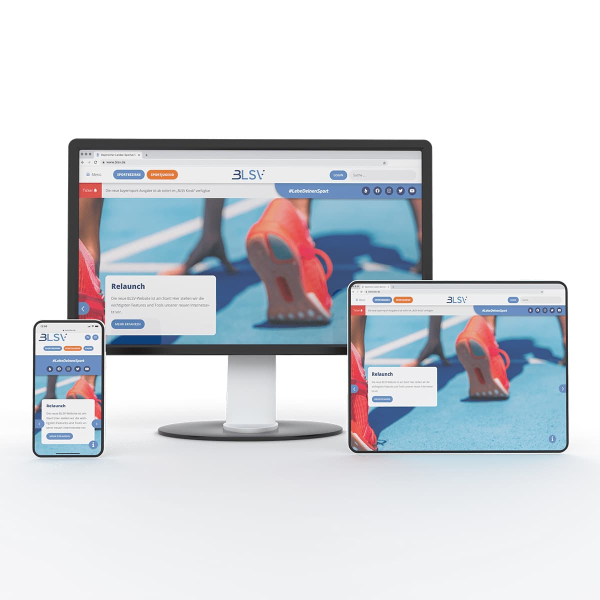 Relaunch: Neue BLSV-Website ist online
