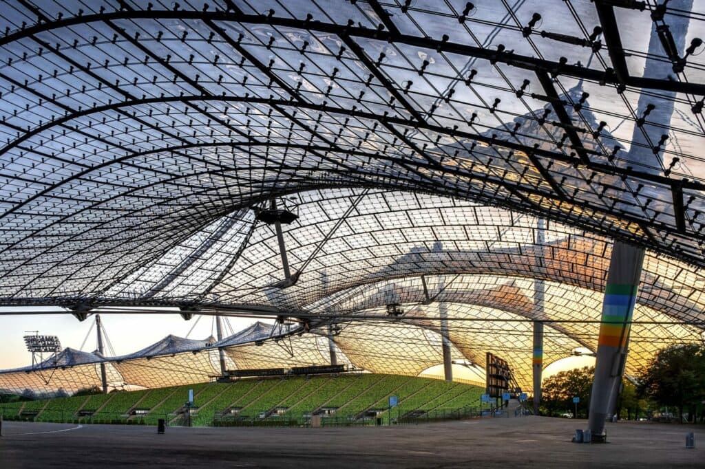 Das Münchner Olympiastadion - Wirkungsstätte der Volunteers bei den European Championships Munich 2022!