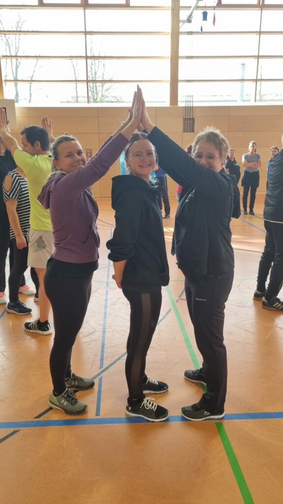 Auch im Referententeam mit li Miriam, Daniela und Helga, war es eine kindliche Erfahrung