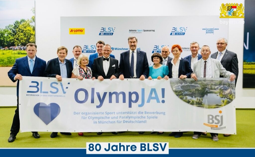 Das BLSV-Präsidium und der Bayerische Ministerpräsident stehen hnter Münchner Olympia-Bewerbung
