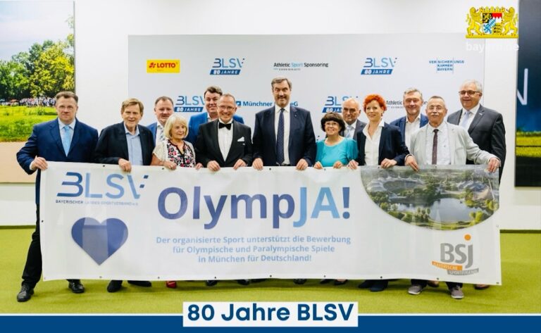 Das BLSV-Präsidium und der Bayerische Ministerpräsident stehen hnter Münchner Olympia-Bewerbung