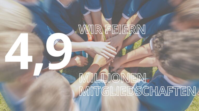 BLSV erreicht 4,9 Millionen Mitgliedschaften