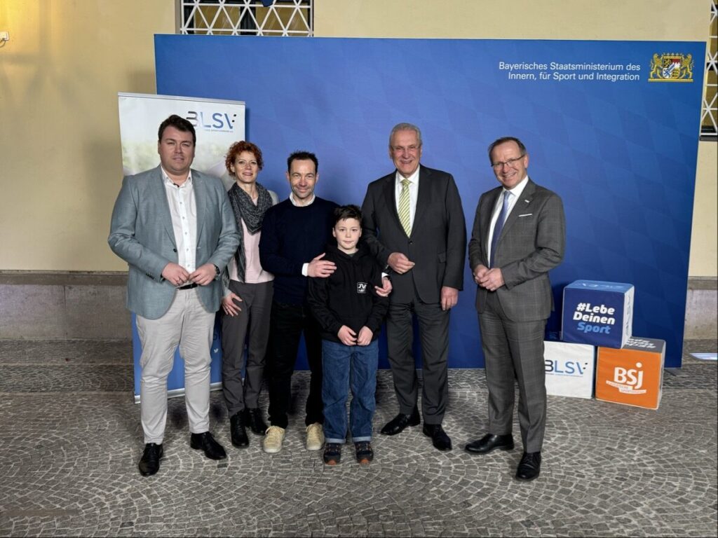 Emil Rocktäschael (8) vom SV Anzing ist die 5 mio. Mitgliedschaft.