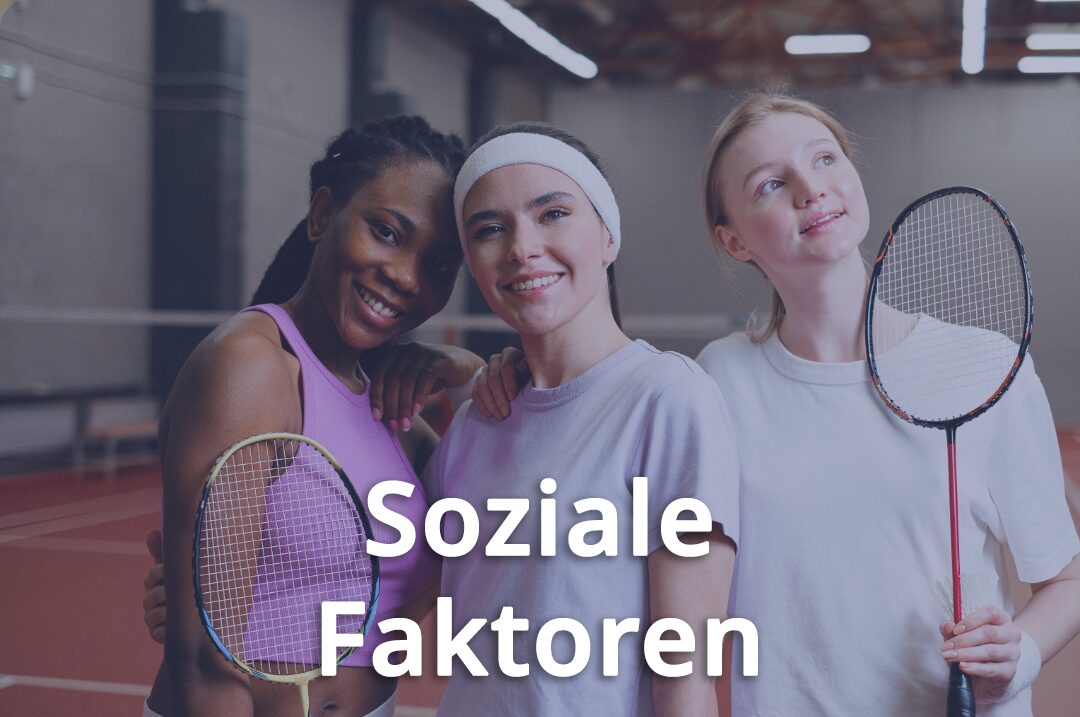 Drei Frauen im Tennisdress - Soziale Faktoren zum Dropout