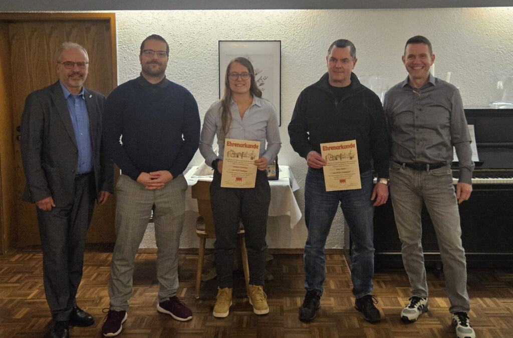 Die ausgezeichneten Mitglieder des BGKV der Kategorie
2