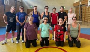 Gruppenfoto2 Bayerischen Ringerinnen - Team Cup Bayern