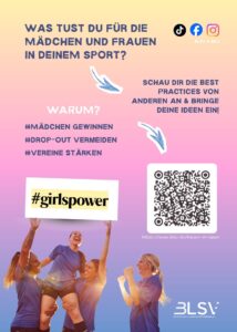 Flyer für Vereine und Verbände zum Thema Frauen im Sport